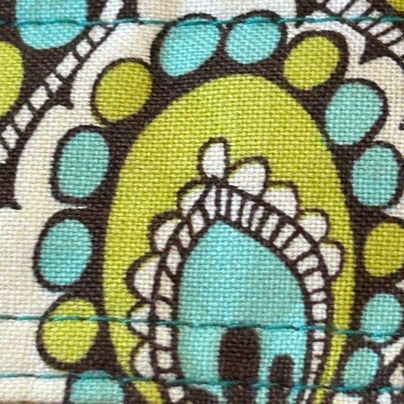 Vera Bradley Peacock Blue Retired Pattern Cotton Belt - Picture 9 of 11